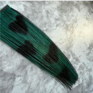 Turquoise great design hair extension